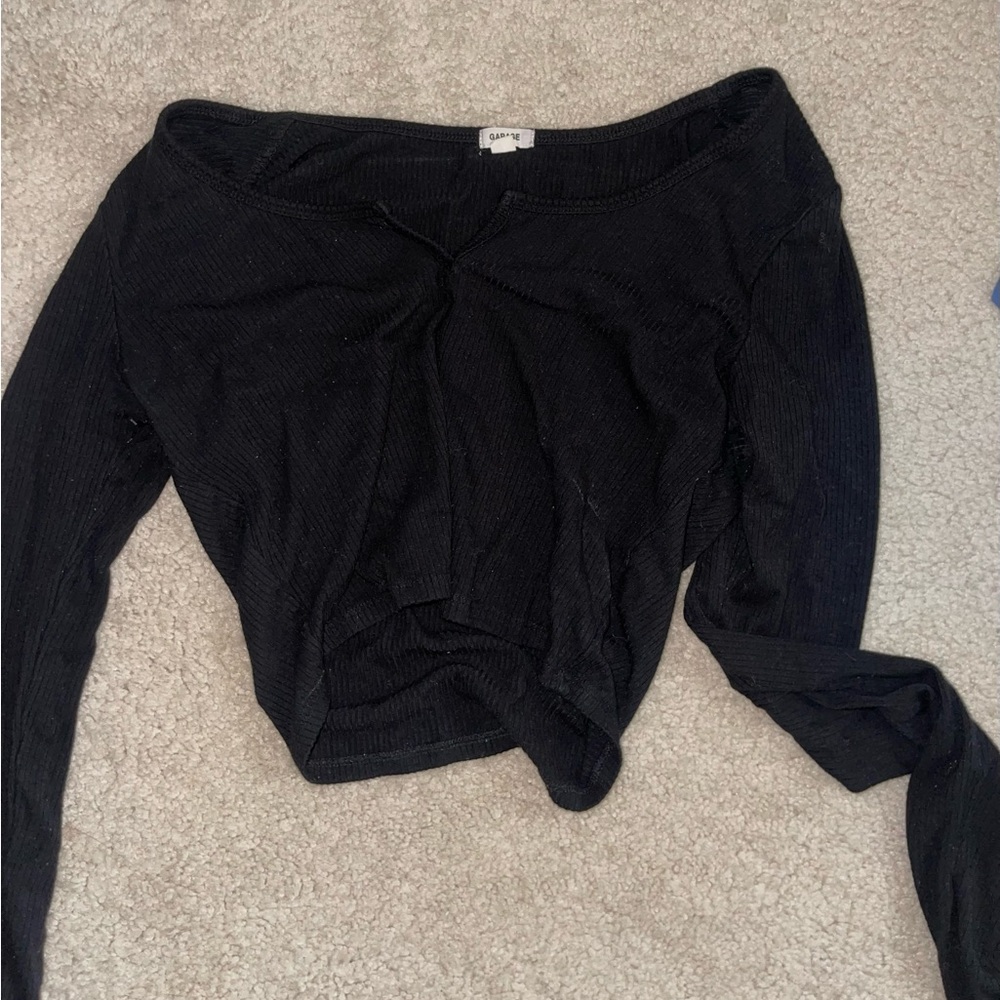 Garage black long sleeve